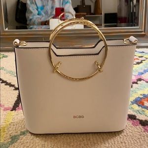 BCBG White Crossbody
